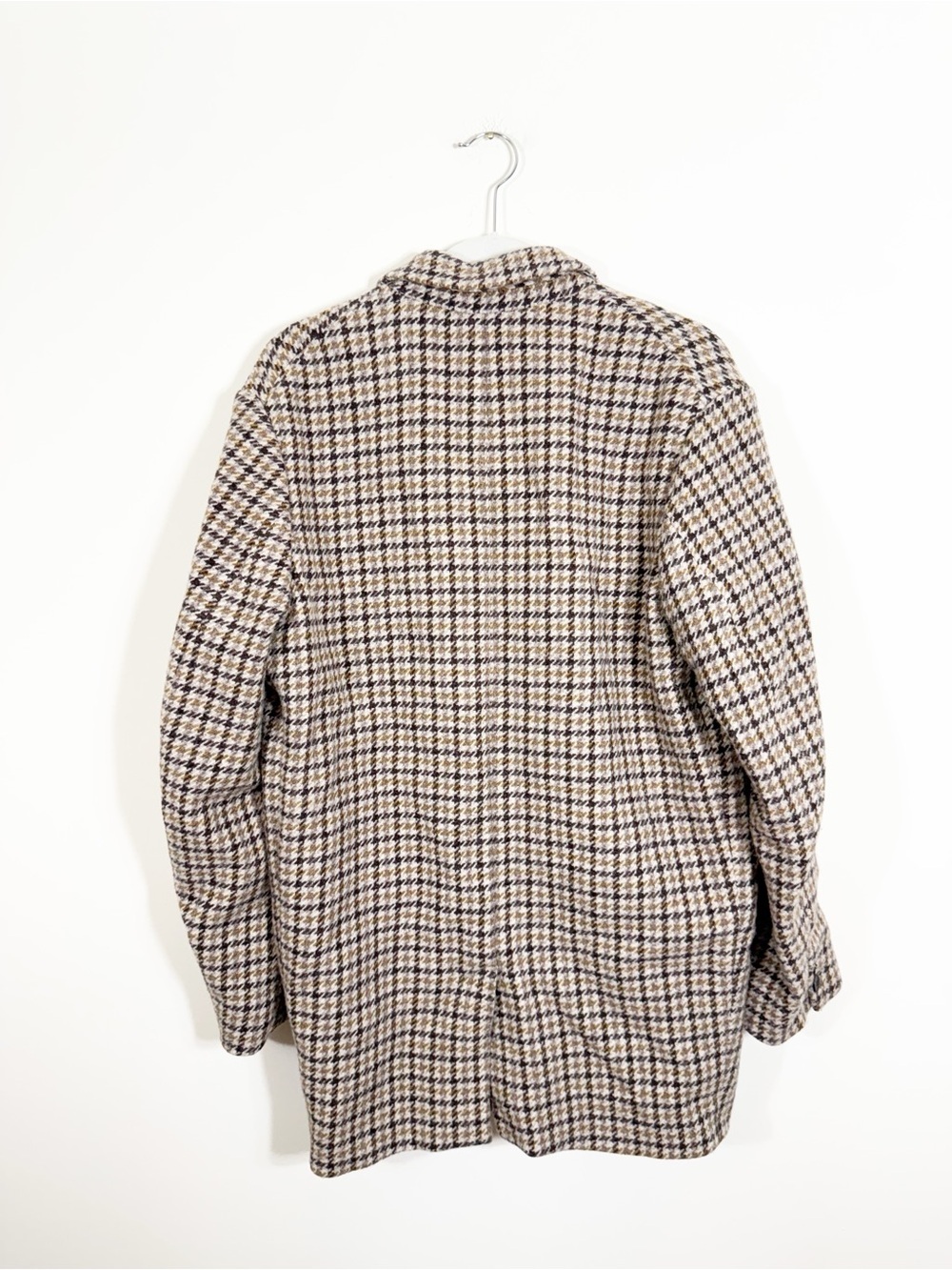 Isabel Marant Étoile Kaito Single-Breasted Houndstooth Wool Blazer Jacket Size 4 - Picture 8 of 13